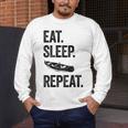 Eat Sleep Canoe Repeat Canoeing Outdoors Raglan Baseball Tee Men's Long Sleeve T-Shirt Eat Sleep Canoe Repeat Canoeing Outdoors Raglan Baseball Tee Men's Long Sleeve T-Shirt