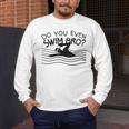 Do You Even Swim Bro Swimming Training Swimmer Men's Long Sleeve T-Shirt Do You Even Swim Bro Swimming Training Swimmer Men's Long Sleeve T-Shirt