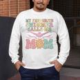Favourite Swimmer Calls Me Mom Swimming Mom Female Swimmer Men's Long Sleeve T-Shirt