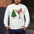 Festive Muay Thai Santa Christmas Men's Long Sleeve T-Shirt