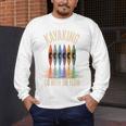 Kayak And Canoe Lake Fun Raglan Baseball Tee Men's Long Sleeve T-Shirt