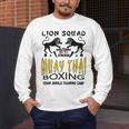 LION SQUAD THAILAND KICKBOXING MUAY THAI MMA TRAINING Men's Long Sleeve T-Shirt LION SQUAD THAILAND KICKBOXING MUAY THAI MMA TRAINING Men's Long Sleeve T-Shirt