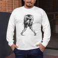 Muay Thai Kickboxing Nak Muay Thai Boxing Fighter Men's Long Sleeve T-Shirt Muay Thai Kickboxing Nak Muay Thai Boxing Fighter Men's Long Sleeve T-Shirt