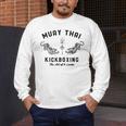 Muay Thai Twin Tigers MMA Warrior Fight Men's Long Sleeve T-Shirt