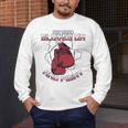 Put Your Gloves On And Fight Muay Thai Kickboxer Fan Boxing Men's Long Sleeve T-Shirt