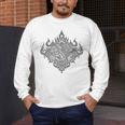 Sak Yant Muay Thai MMA Tattoo Twin Tiger Martial Art Boxing Men's Long Sleeve T-Shirt