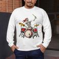 Skeleton Drummer Skull Drum Kit Halloween Raglan Baseball Tee Men's Long Sleeve T-Shirt Skeleton Drummer Skull Drum Kit Halloween Raglan Baseball Tee Men's Long Sleeve T-Shirt