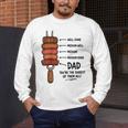 Steak BBQ Dad You'Re The Rarest Of Them All Fathers Day Raglan Baseball Tee Men's Long Sleeve T-Shirt