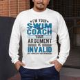 Swim Coach Swimming Coach Men's Long Sleeve T-Shirt Swim Coach Swimming Coach Men's Long Sleeve T-Shirt