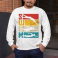 Swim Swimming Vintage Retro Swimmer Raglan Baseball Tee Men's Long Sleeve T-Shirt Swim Swimming Vintage Retro Swimmer Raglan Baseball Tee Men's Long Sleeve T-Shirt