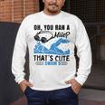 Swimmer Swimming Men's Long Sleeve T-Shirt