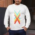 Vintage Drum Kit Percussion Drummer Sweatshirt Men's Long Sleeve T-Shirt