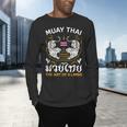 The Art Of 8 Limbs Sak Yant Tiger Muay Thai Men's Long Sleeve T-Shirt The Art Of 8 Limbs Sak Yant Tiger Muay Thai Men's Long Sleeve T-Shirt