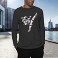 Astronaut Muay Thai Fighter Space Martial Arts Men Women Kid Men's Long Sleeve T-Shirt