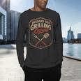 BBQ Dad Husband Dad Grilling Legend Men's Long Sleeve T-Shirt BBQ Dad Husband Dad Grilling Legend Men's Long Sleeve T-Shirt
