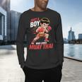 Boys Muay Thai Men's Long Sleeve T-Shirt Boys Muay Thai Men's Long Sleeve T-Shirt
