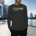 Canoe Canoeing Retro Canoe Men's Long Sleeve T-Shirt