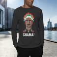 Chama Fighter MMA Fan JJB Boxing Muay Thai Kickboxing Men's Long Sleeve T-Shirt