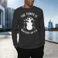 Drum Kit Graphic For a Drummer With Percussion Instruments Men's Long Sleeve T-Shirt