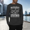 Drummer Music Drum Kit Men's Long Sleeve T-Shirt