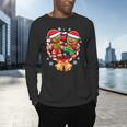 Gingerbread Cookies Christmas Fighting Muay Thai Men's Long Sleeve T-Shirt Gingerbread Cookies Christmas Fighting Muay Thai Men's Long Sleeve T-Shirt