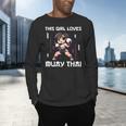 This Girl Loves Muay Thai Muay Thai Girls Kids Men's Long Sleeve T-Shirt This Girl Loves Muay Thai Muay Thai Girls Kids Men's Long Sleeve T-Shirt