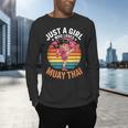 Girls Muay Thai Men's Long Sleeve T-Shirt