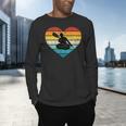 I Love Canoeing Water Sports Canoe Tour Paddling Canadian Men's Long Sleeve T-Shirt