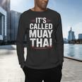 Muay Thai Condition Humor Lifestyle Identity Training Men's Long Sleeve T-Shirt