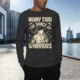 Muay Thai The Dance Of Warriors Muay Thai Men's Long Sleeve T-Shirt Muay Thai The Dance Of Warriors Muay Thai Men's Long Sleeve T-Shirt