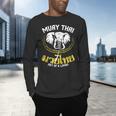 Muay Thai Elephant Martial Arts Thai Boxing Coach Lover Men's Long Sleeve T-Shirt Muay Thai Elephant Martial Arts Thai Boxing Coach Lover Men's Long Sleeve T-Shirt