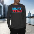 Muay Thai Fighter Boxing Martial Arts Hobby Men's Long Sleeve T-Shirt