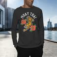 Muay Thai Fighter Hobby Martial Arts Boxing Men's Long Sleeve T-Shirt Muay Thai Fighter Hobby Martial Arts Boxing Men's Long Sleeve T-Shirt