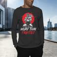 Muay Thai Fighter Martial Arts Boxing Hobby Men's Long Sleeve T-Shirt
