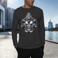Muay Thai Gorilla Thai Boxing And Fighting Men's Long Sleeve T-Shirt Muay Thai Gorilla Thai Boxing And Fighting Men's Long Sleeve T-Shirt