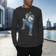 Muay Thai Gorilla Thai Boxing Men's Long Sleeve T-Shirt Muay Thai Gorilla Thai Boxing Men's Long Sleeve T-Shirt