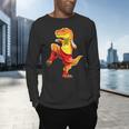 Muay Thai T-Rex Thai Boxing Men's Long Sleeve T-Shirt Muay Thai T-Rex Thai Boxing Men's Long Sleeve T-Shirt