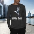 Muay Thai Tiger Nak Muay Kickboxing Men's Long Sleeve T-Shirt Muay Thai Tiger Nak Muay Kickboxing Men's Long Sleeve T-Shirt