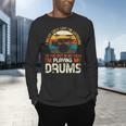 Musician Drummer Music Lover Drum Kit Men's Long Sleeve T-Shirt Musician Drummer Music Lover Drum Kit Men's Long Sleeve T-Shirt