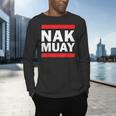 Nak Muay Thai Kickboxing MMA Men's Long Sleeve T-Shirt Nak Muay Thai Kickboxing MMA Men's Long Sleeve T-Shirt