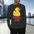 Pool Swimming Day Men's Long Sleeve T-Shirt Pool Swimming Day Men's Long Sleeve T-Shirt