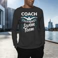 Swim Coach Professional Instructor Swimming Lesson Sport Men's Long Sleeve T-Shirt Swim Coach Professional Instructor Swimming Lesson Sport Men's Long Sleeve T-Shirt