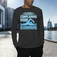 Swim Coach Swim Training Swimming Sport Men's Long Sleeve T-Shirt Swim Coach Swim Training Swimming Sport Men's Long Sleeve T-Shirt