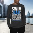 Swim Dad Definition Dad Of A Swimmer Father Swimming Dad Men's Long Sleeve T-Shirt Swim Dad Definition Dad Of A Swimmer Father Swimming Dad Men's Long Sleeve T-Shirt