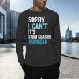 Swim Season Swim Dad Of A Swimmer Father Swimming Dad Men's Long Sleeve T-Shirt Swim Season Swim Dad Of A Swimmer Father Swimming Dad Men's Long Sleeve T-Shirt