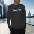 Swim Swimmer Love Swimming Shirt Sport Grandma Men's Long Sleeve T-Shirt