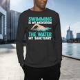 Swim Swimmers Swimming Men's Long Sleeve T-Shirt Swim Swimmers Swimming Men's Long Sleeve T-Shirt