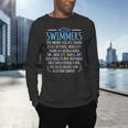 Swimmers Facts Swimming Swim Coach Men Women Graphic Small Men's Long Sleeve T-Shirt Swimmers Facts Swimming Swim Coach Men Women Graphic Small Men's Long Sleeve T-Shirt