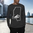 Swimming Apparel Mississippi Swimmer Training Men's Long Sleeve T-Shirt Swimming Apparel Mississippi Swimmer Training Men's Long Sleeve T-Shirt