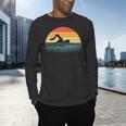 Swimming Art For Men Women Swim Coach Rescue Swimmer Men's Long Sleeve T-Shirt Swimming Art For Men Women Swim Coach Rescue Swimmer Men's Long Sleeve T-Shirt